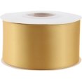 thumbnail image 3 of HAHDAXIA Gold Ribbon 2 Inch Double Face Satin Ribbon Thick Gold Ribbon for Wedding Bridal Bouquet Baby Shower Party Decorations - 25Yards, 3 of 5