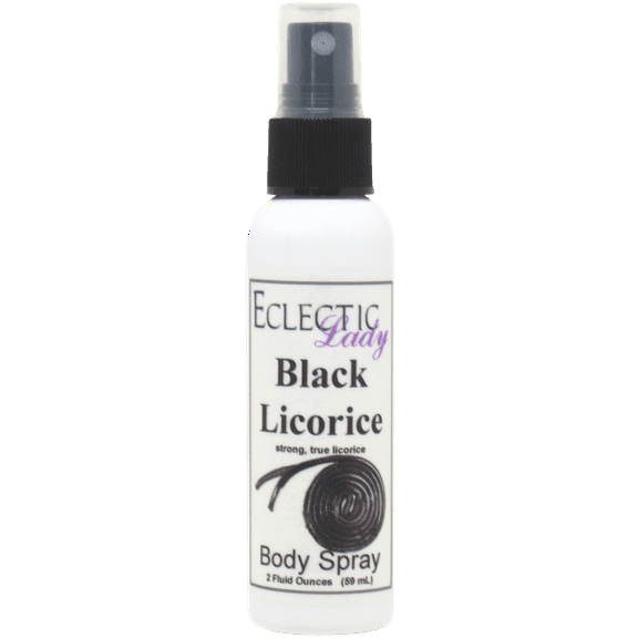 Black Licorice Body Spray, Eclectic Lady, Hydrating Mist, Unisex, 16 oz
