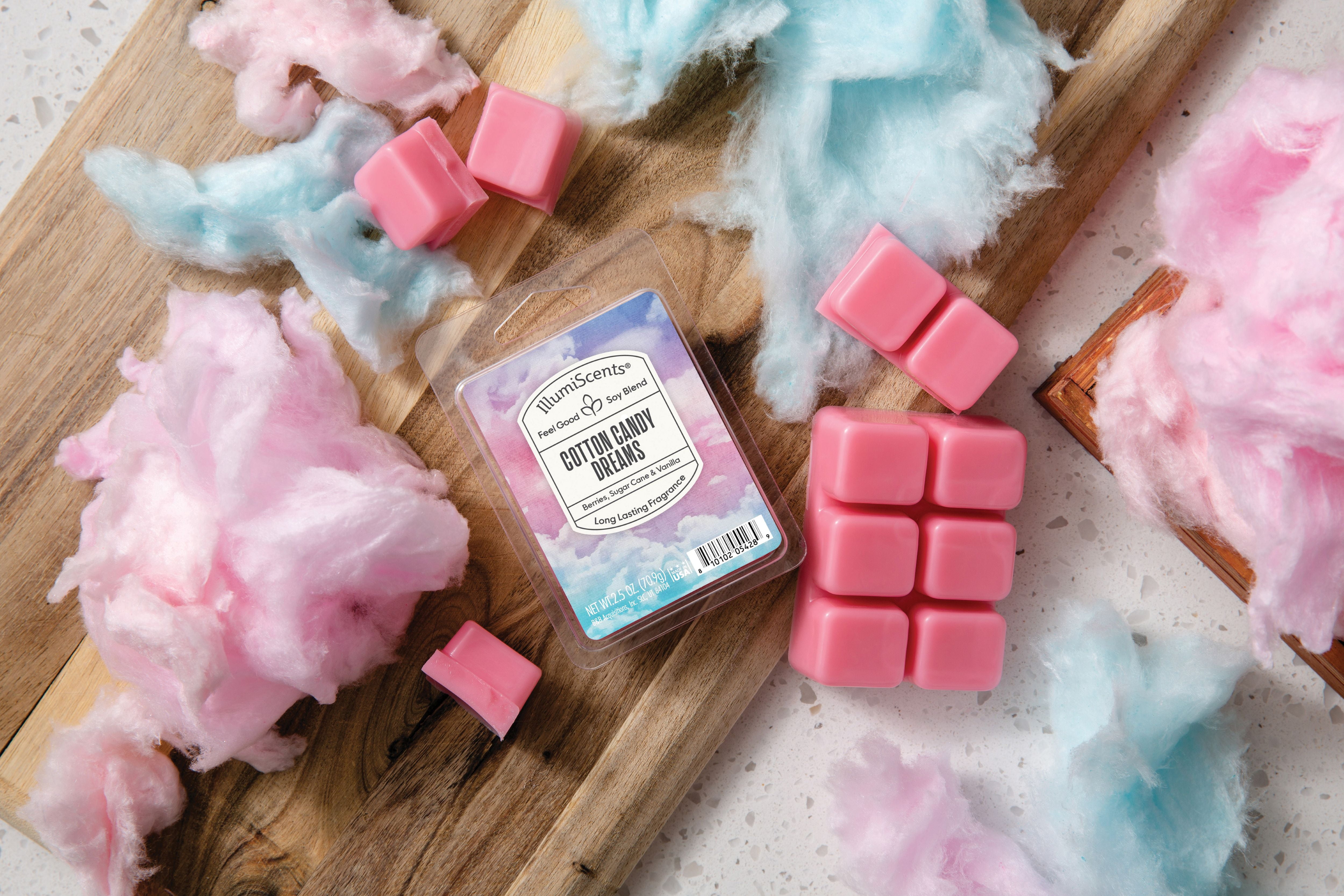 (12 pack) Cotton Candy Dream Wax Melts, IllumiScents, Highly Fragrant Soy Blend, 2.5 oz (1-Pack)