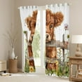 thumbnail image 3 of Manfei Highland Cow Curtains Pack of 2 (42x84 Each) for Kids, Rustic Farmhouse Curtains Blackout, Countryside Animal Bedroom Curtains, Curtains and Drapes Home Decor, 3 of 6