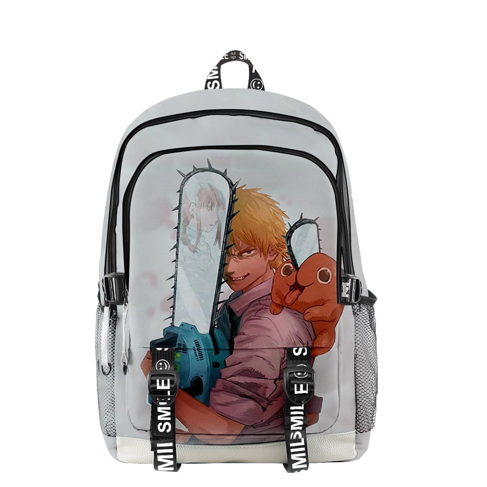 BINGTIESHA Anime Chainsaw Man 3D Fashion Backpack Boy girls New Game School Bags Unisex Bag