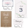 thumbnail image 2 of Table Number Holder Party Photo Card Display Stand Wedding Seat Label Seat Card Holder 12 Pieces Reserved Logo Number, 2 of 5
