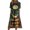 Gold, variant on Halloween Dresses for Women Casual Midi A-Line with Pockets Short Sleeve Crew Neck Relaxed Fit Nature Print Dress for Hiking Outing Weekend Getaway Gold 2XL