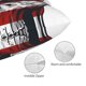thumbnail image 3 of Fotbe American Flag Skull Funda de Almohada Decorativa Estilo Occidental, Lujo en Algodón, Fundas para Almohadas King, Cojín Estampado para Decoración del Hogar-16"x24", 3 of 6