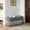 Grey + Foam + Metal, variant on AUU 39" Oval Upholstered Storage Ottoman with Fringe Trim & Lift-Top Lid – Multi-Functional Footrest & Hidden Storage for Living Room, Bedroom, or Entryway, Fabric with Sturdy Metal Frame