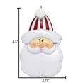 thumbnail image 6 of Ornaments by Elves Personalized Santa Claus in Striped Hat Christmas Ornament 2024 for Xmas Tree, 6 of 9