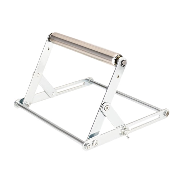 Soporte para máquina de corte, soporte para equipo de taller, accesorio plegable de primera calidad, resistente, altura ajustable de 2,5 cm a 14,5 cm 20cm x 15cm x 25cm