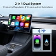 thumbnail image 3 of Herilary Wireless Apple Carplay Adapter Wireless Android Auto Car Play Cars Stereo Adapter for OEM Wired to Wireless CarPlay Dongle for Cars, 3 of 9
