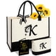 thumbnail image 1 of Set de Regalo Vanqruo: Bolsa de Lona Personalizada con Inicial y Bolsa de Maquillaje, 1 of 7