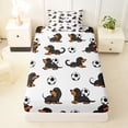 thumbnail image 3 of Erosebridal Kawaii Pet Dogs Dachshund Twin Sheet Sets,Boys Football Ball Games Bedding For Puppy Dogs Lovers 3-Piece, 3 of 6