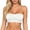 White, variant on Summer Tube Top Strapless Undershirt Camisole for Daily Casual Wear in Seasonal Comfort for Students and Plus Size, M, White