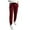 Z1-Wine, variant on Dtydtpe pants for women Women Winter Casual Solid Color Keep Warm Plus Velvet Long Pants Trousers With Pockets cargo pants women
