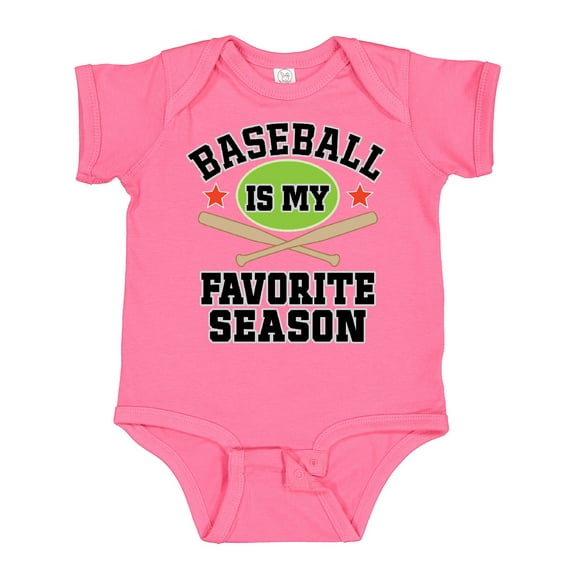 Inktastic Baseball Is My Favorite Season Boys or Girls Baby Bodysuit
