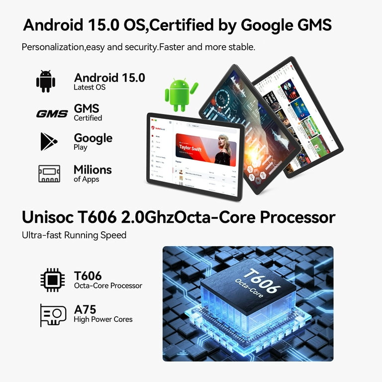 Walmart Black Friday Deals 2025 - Android 15 Tablet,128GB ROM 14GB