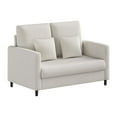 thumbnail image 2 of Garvee 52" Loveseat Sofa with Coiled Cushion 450LB Capacity Fabric Couch Easy Assembly for Apartment, 2 of 8