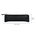 thumbnail image 4 of Londo Zippered Genuine Leather Pen and Pencil Case Cosmetic Pouch, 4 of 4