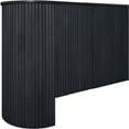 thumbnail image 5 of Meridian Furniture Belinda Black Beech Wood and Oak Veneer Sideboard/Buffet, 5 of 10