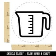 thumbnail image 2 of Measuring Cup Baking Cooking Self-Inking Rubber Stamp Ink Stamper - Red Ink - Small 3/4 Inch, 2 of 7