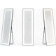 thumbnail image 5 of Espejo de Piso Cuerpo Completo con Luz Led de 3 Tonos Soporte y Marco Diseño Minimalista - Espejo de Pie y Pared para Dormitorio Recamara Sala Baño e Interiores 143 cm, 5 of 6