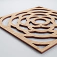 thumbnail image 4 of Ekena Millwork 15 3/8"W x 15 3/8"H x 3/8"T Medium Edinburg Decorative Fretwork Wood Wall Panels, Alder, 4 of 6