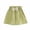 Green, variant on Girls' Pleated School Shorts with Bow Detail - Cute High Waist Pull-On Skort for Spring Summer Uniform & Casual Daily Wear