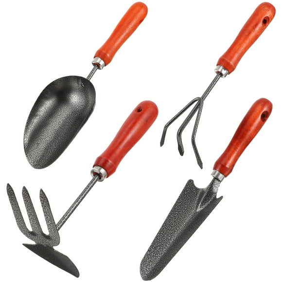 KAKOWELY 1 juego de herramientas de jardinería manual, pala de jardín, rastrillo de jardinería, pala de mano para mujeres