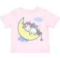 thumbnail image 3 of Inktastic Unicorn Moon Girls Toddler T-Shirt, 3 of 5