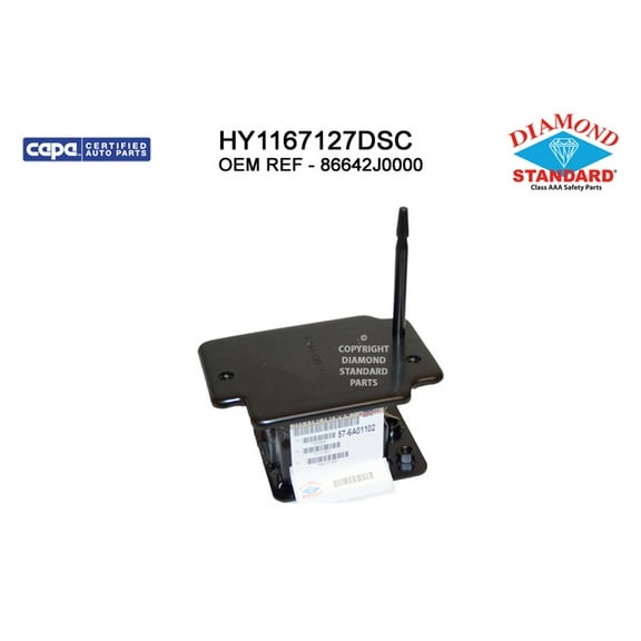 New Aftermarket CAPA Rear Passenger Side Bumper Impact Bar Bracket Replaces 86642J0000 fits 2019 Hyundai Accent Essential Sedan 4-Door