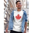 thumbnail image 4 of Canadian Flag T-Shirt Canada Pride Maple Leaf Vintage Graphic Tee Top, 4 of 9