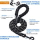 thumbnail image 3 of Negro - Arnés antitirones para perros medianos y grandes, tejido Oxford reflectante ajustable para un fácil control, incluye una correa resistente de regalo (talla L para perros grandes de 18 a 30 cm), 3 of 5