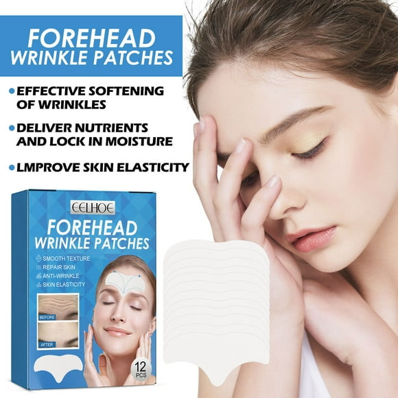 pstuiky Masks Forehead Wrinkle Patche,12-Pack Forehead Wrinkle Facial Patch, Wrinkle Patch With Hydrolyzed, Natural Ingredients, Smooths Fine Lines & Wrinkles Sale