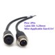 thumbnail image 3 of 1 Uds M12 2 3 4 5 6 Pin Cable de señal de aviación enchufe macho/hembra GX12 para cámara de coche/cámara de vídeo DVR y Monitor CCTV y Subwoofer, 3 of 4