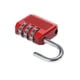 thumbnail image 3 of Candado de combinación de 3 dígitos para equipaje de viaje, mochila escolar, candado de seguridad antirrobo de metal, candado de seguridad para caja de herramientas, 3 of 4