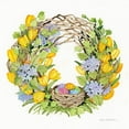 thumbnail image 3 of McKenna, Kathleen Parr 12x12 Black Modern Framed Museum Art Print Titled - Spring Wreath II, 3 of 5