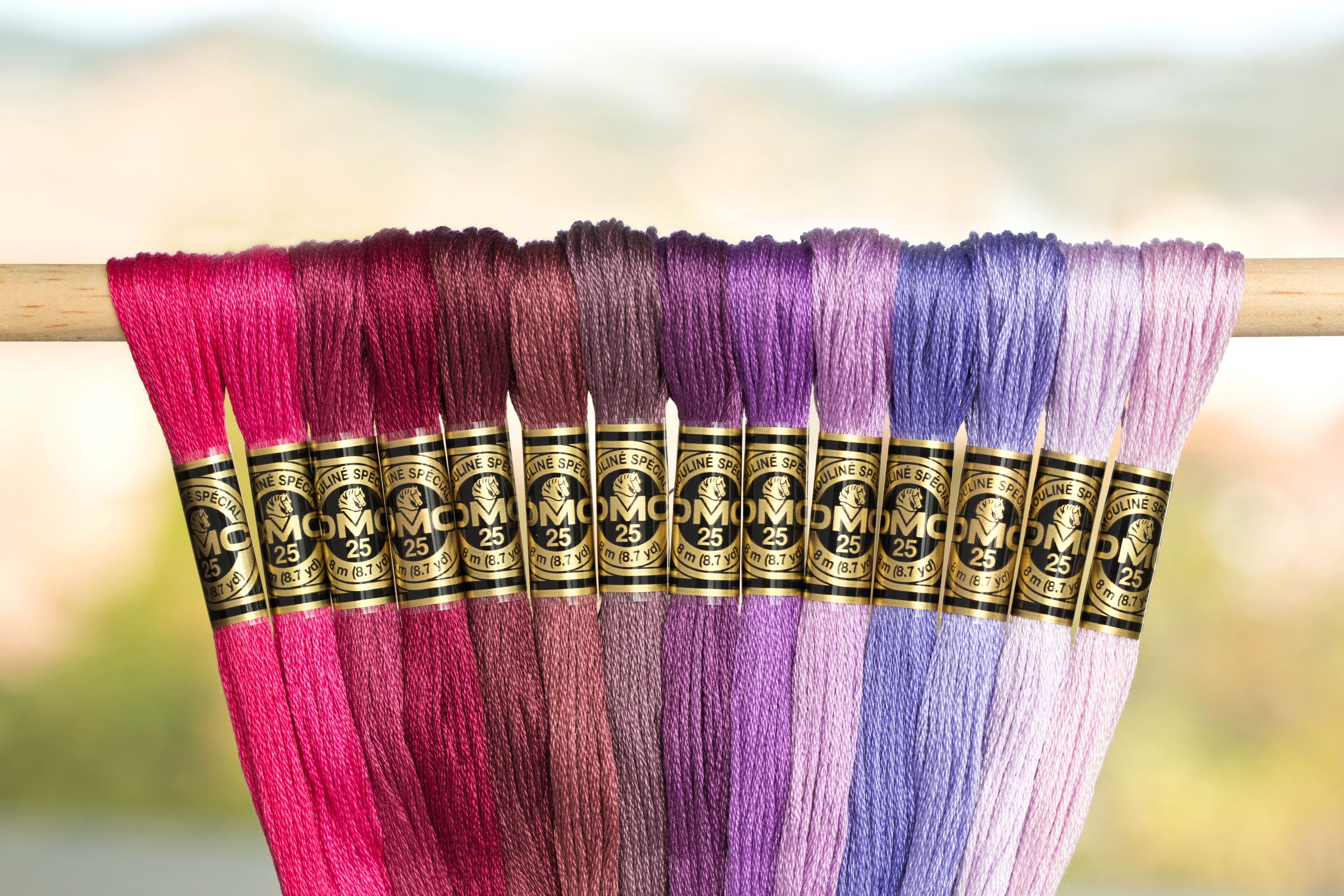 DMC Mouline 117-550 Six-Strand Emboidery Thread, Violet, 8.7-Yards