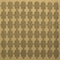 thumbnail image 1 of Ahgly Company Indoor Square Abstract Brown Contemporary Area Rugs, 7' Square, 1 of 4