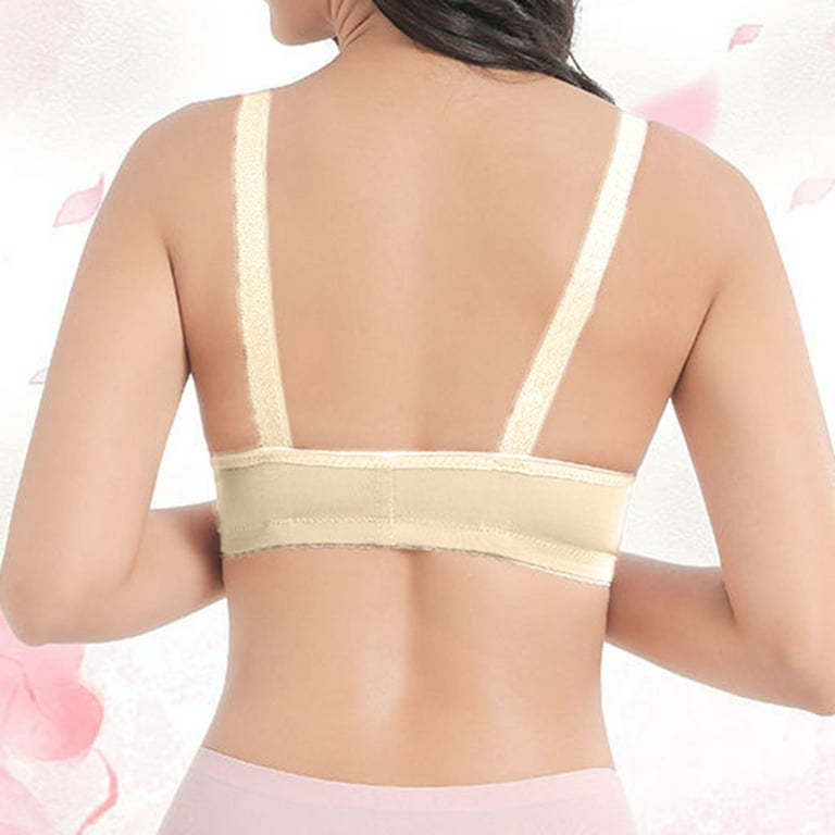 Leadmall Women Backless Bra For Large Bust Everyday Bras Ladies