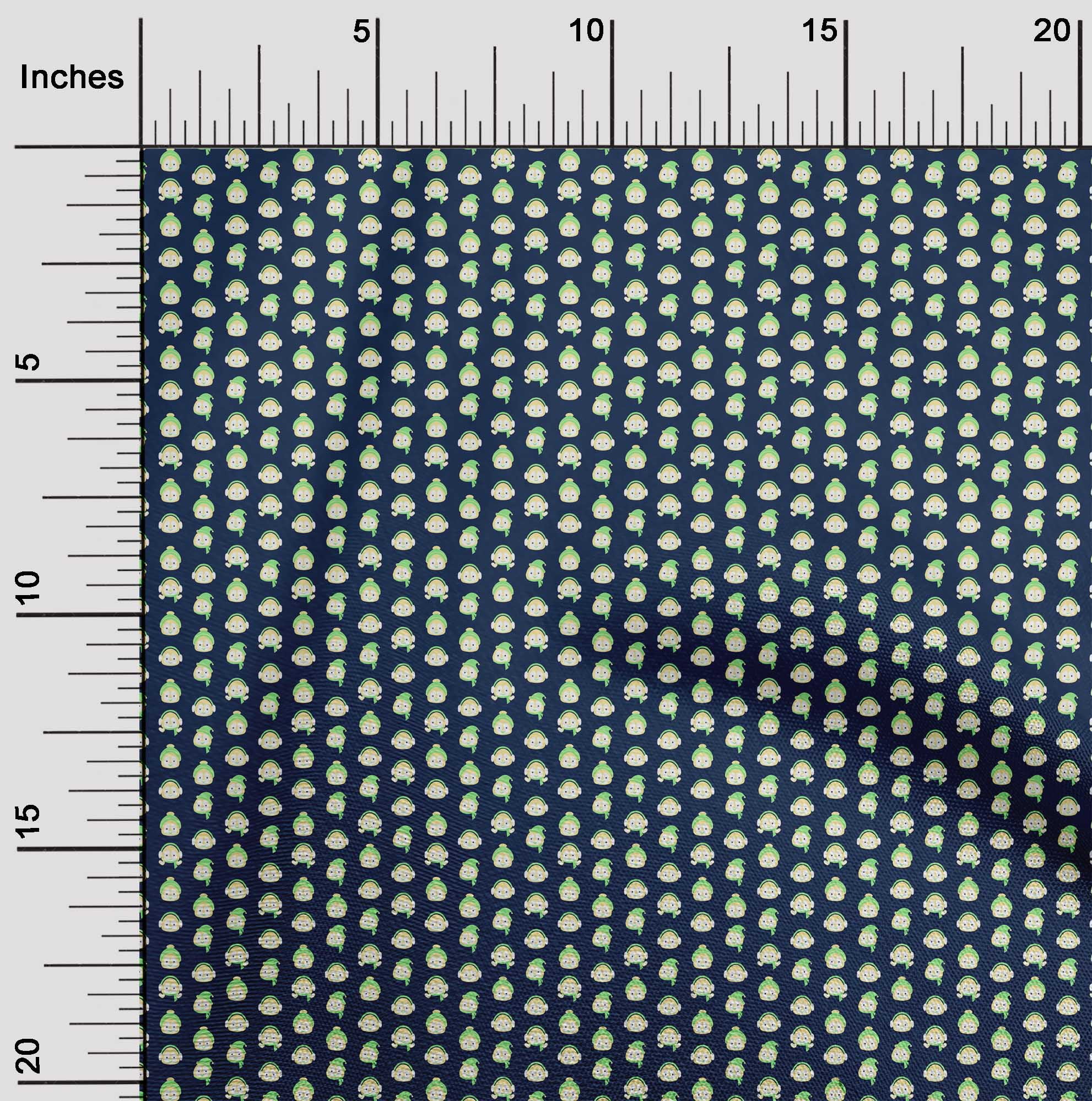oneOone Polyester Spandex Black Fabric Christmas Craft Projects Decor Fabric Printed By The Yard 56 Inch Wide