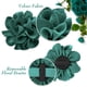 thumbnail image 2 of Collar de gato con estampado floral azuza con campana y pajarita con flores extraíble, 2 of 6