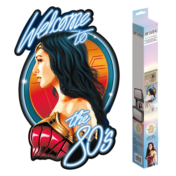 18 in x 24 in DC Comics Wonder Woman 1984 Roomscapes Wall Decal, Vibrant Heroic Design, Perfect for Rooms, Inspires Imaginative Play, Easy to Apply, Great Gift Idea, Mix