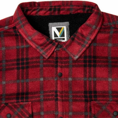 Voyager Mens Polar Fleece Shirt Jacket 
