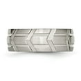 thumbnail image 3 of Chisel Titanium Brushed and Polished 8mm Band, 3 of 6
