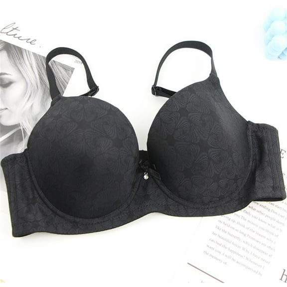 Women's Plus Size Bras Soft Thin Underwire Support Sleep Bra Underwear Anti Sagging Gathered Bralettes