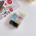 thumbnail image 4 of Cute Daisy Flower Case Compatible Samsung Galaxy Z Flip 3 Z Flip 3 Cover With Cute Floral Chain, 4 of 4