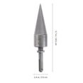 thumbnail image 4 of OUNONA 2Pcs Firewood Kindling Splitter For Family Use High Speed Steel, 4 of 7