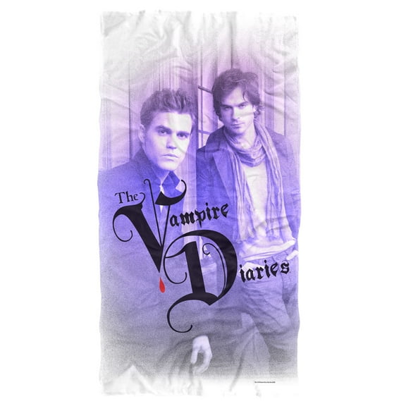 The Vampire Diaries Stefan and Damon Officially Licensed Beach Towel 30' X 60'