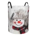 thumbnail image 2 of Gaeub Christmas Snowman With Hat Dirty Clothes Storage Basket, Toy Storage Bin for Storing Clothing, Diapers, Toys -, 2 of 8