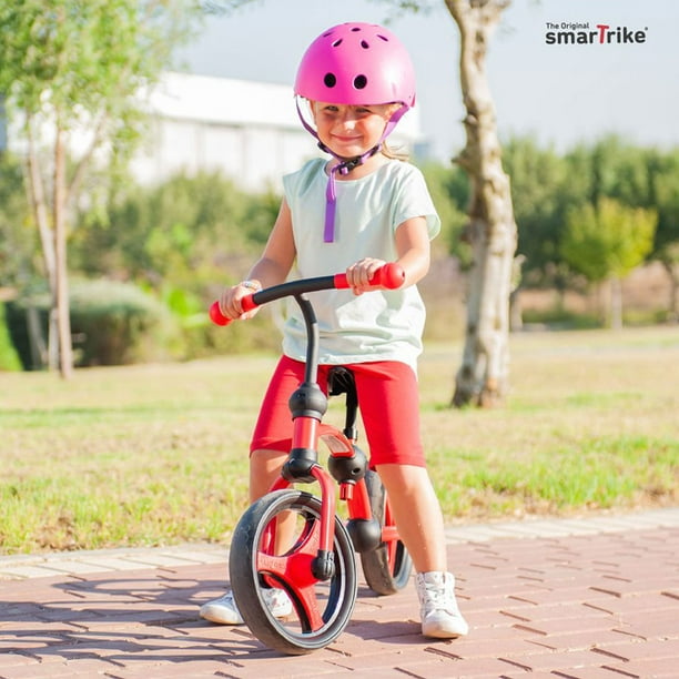 smarTrike Toddler Balance Bike - Vélo d'équilibre léger et réglable pour  enfants, Rouge (105-0100), Petit 