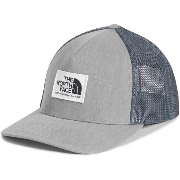 The North Face Keep It Patched Trucker Hat Unisex Gray White Snapback Cap UPS177