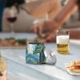 thumbnail image 5 of Yayeee Ashtray with Lid for Cigarette Smokeless Stainless Steel Home Ash Holder, Blue Mountain, 5 of 7